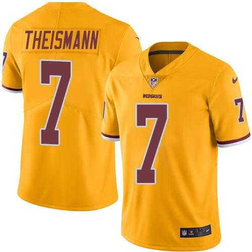 Nike Men & Women & Youth Redskins 7 Joe Theismann Gold Color Rush Limited Jersey,We sell and wholesale Nike Men & Women & Youth Redskins 7 Joe Theismann Gold Color Rush Limited Jersey on line form chian!